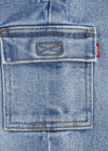 Baby Boy Denim Cargo Overall