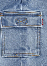 Baby Boy Denim Cargo Overall