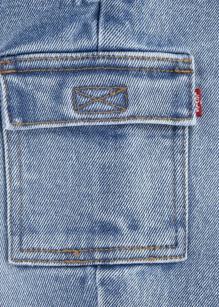 Baby Boy Denim Cargo Overall