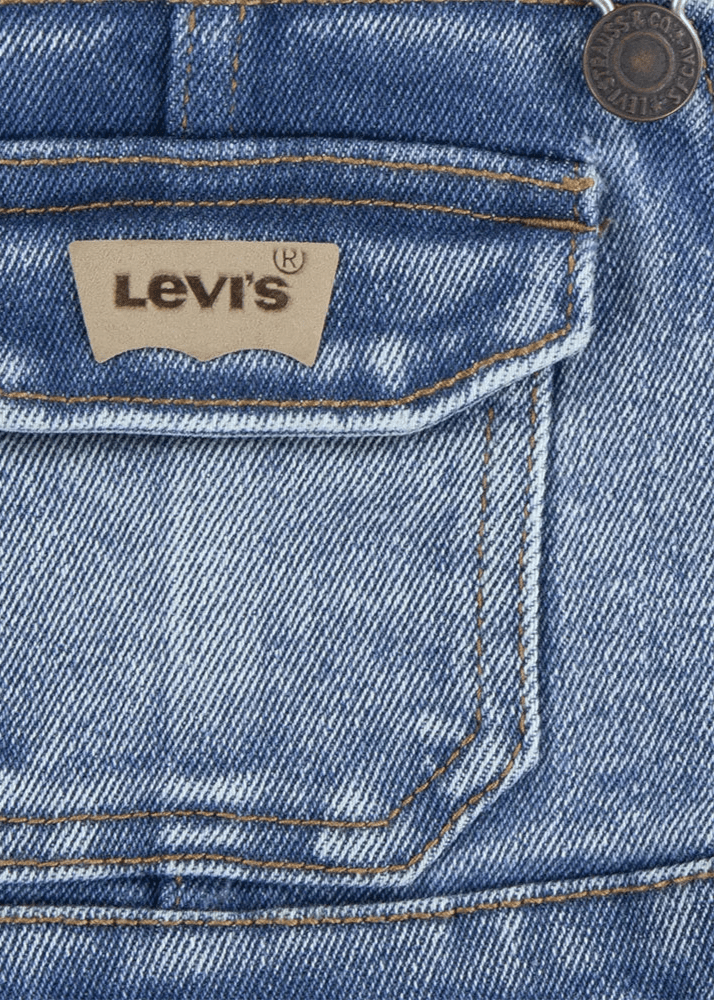 Baby Boy Denim Cargo Overall