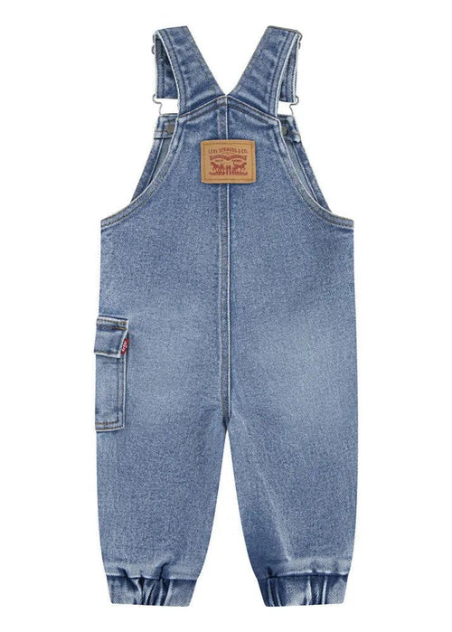 Baby Boy Denim Cargo Overall