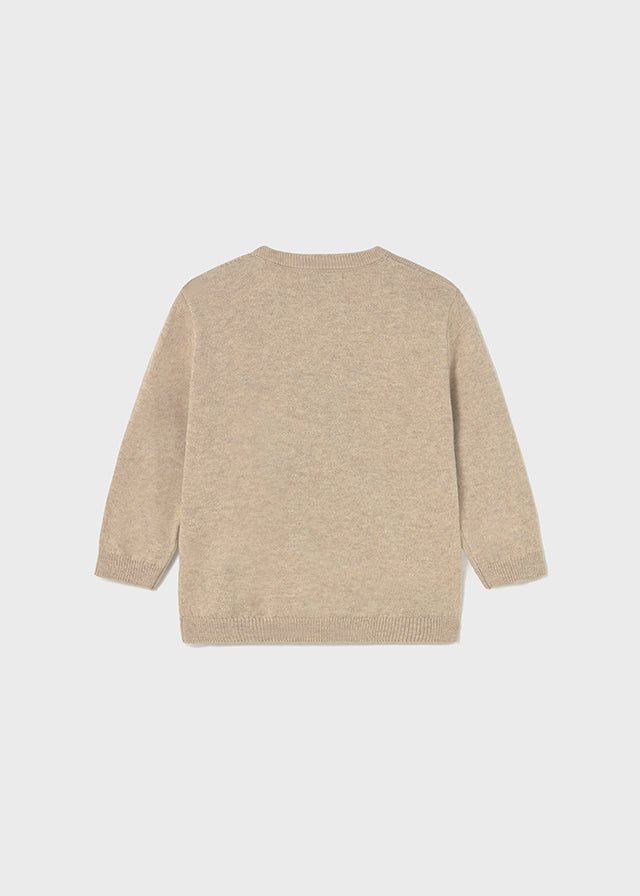 Baby Boy Dog Motif Knit Jumper