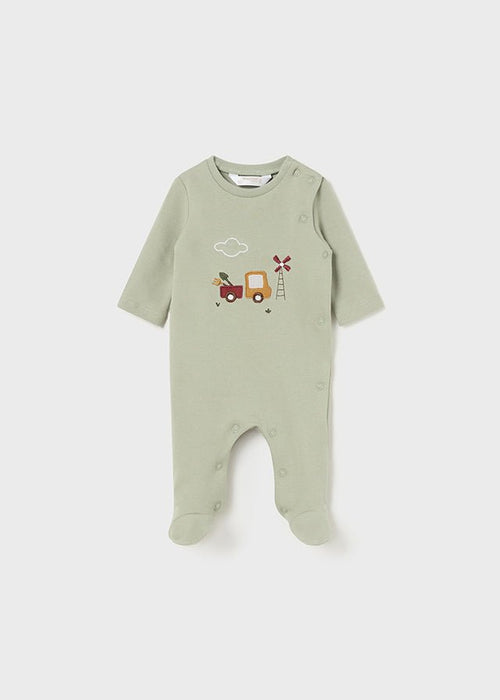 Baby Boy Farm Print Cotton Babygrow (sold separately) (Mayoral)