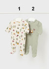 Baby Boy Farm Print Cotton Babygrow (sold separately) (Mayoral)