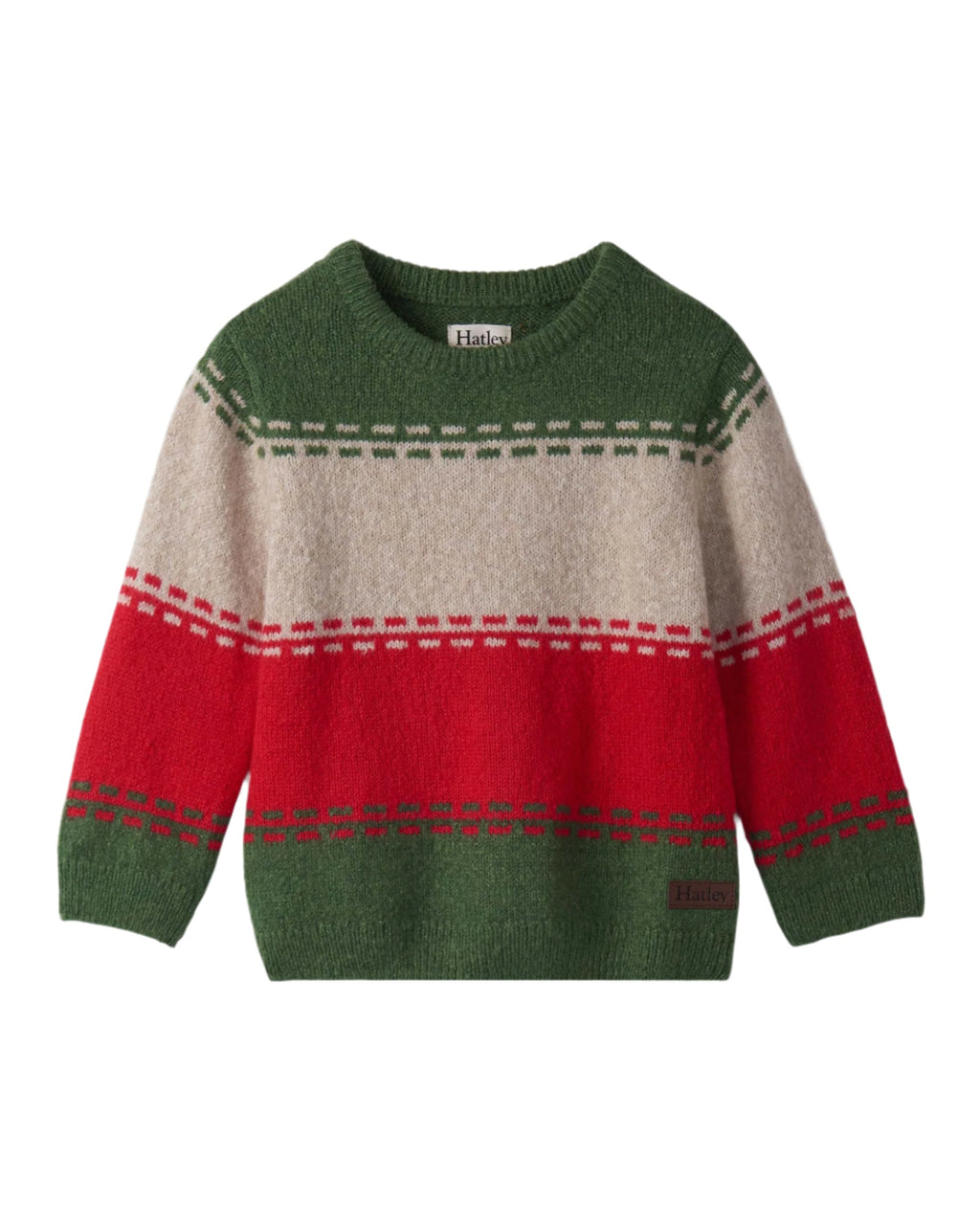 Baby Boy Festive Knit Crew Neck Sweater