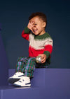 Baby Boy Festive Knit Crew Neck Sweater