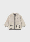 Baby Boy Fleece Jacket Beige