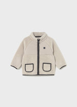 Baby Boy Fleece Jacket Beige