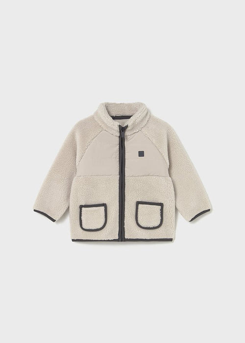 Baby Boy Fleece Jacket Beige