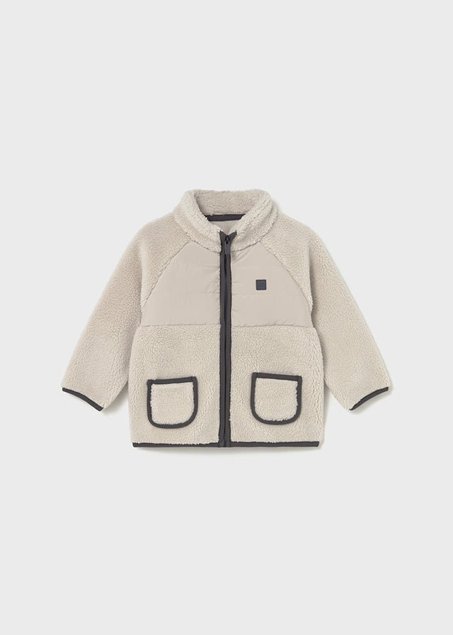 Baby Boy Fleece Jacket Beige