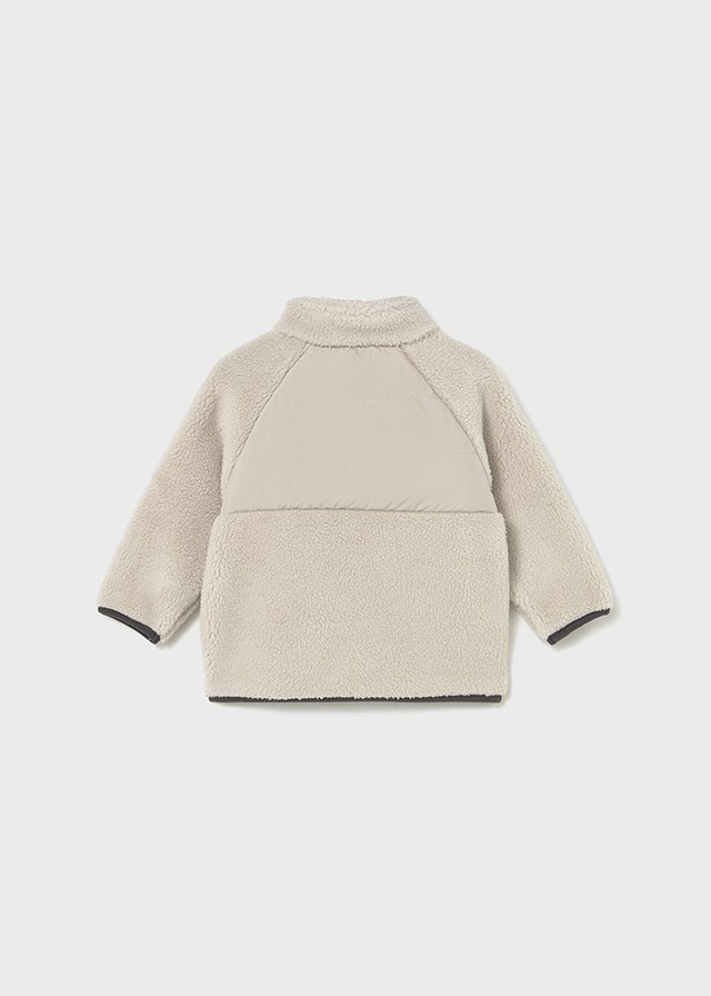 Baby Boy Fleece Jacket Beige
