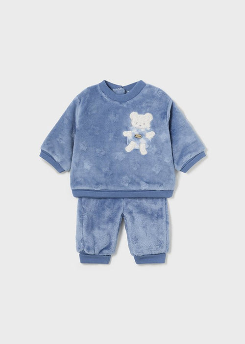 Baby Boy Fleece Set with Bear Motif (Mayoral)