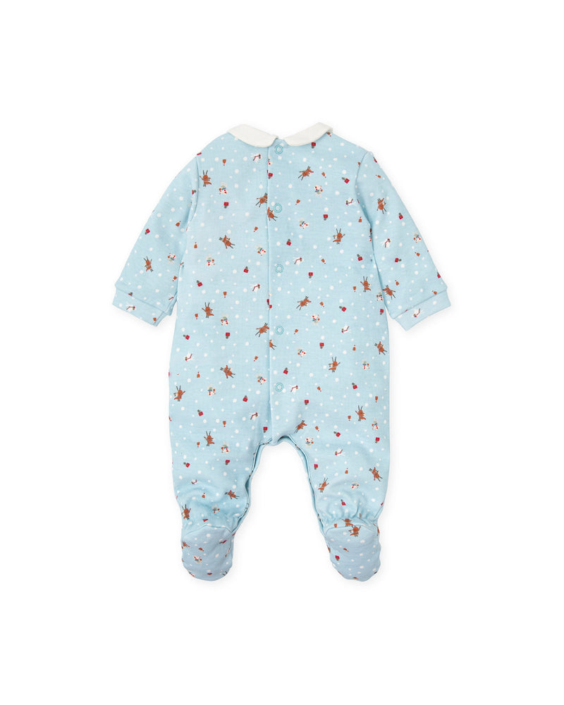 Baby Boy Footed Sleepsuit - Winter Friends (Tutto Piccolo)