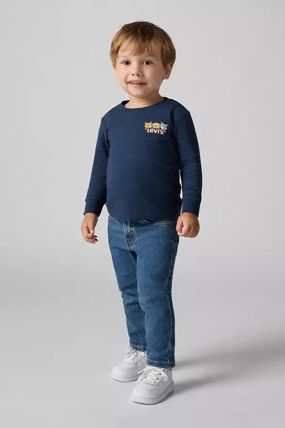 Baby Boy Graphic Long Sleeve T-Shirt (Levis)