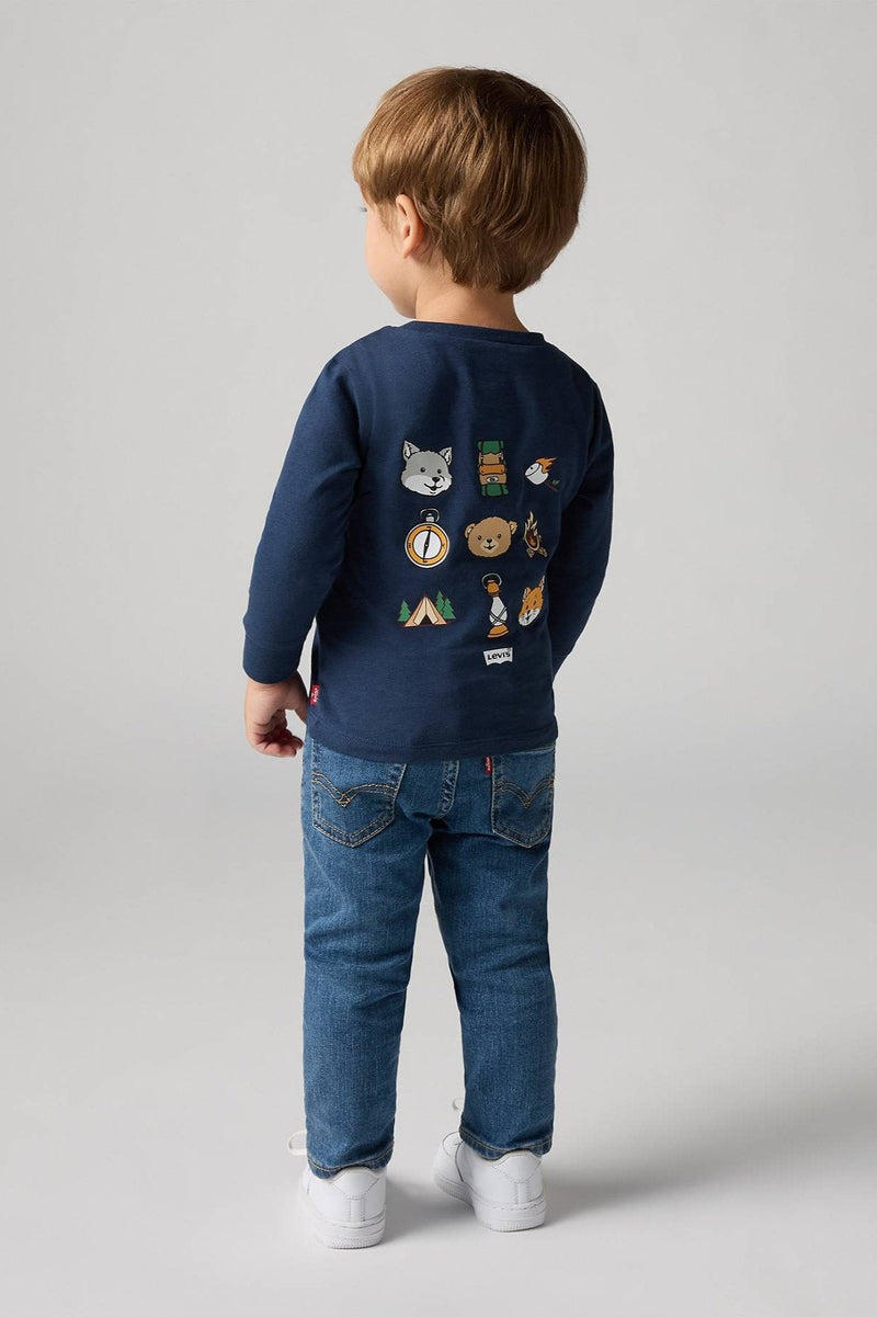 Baby Boy Graphic Long Sleeve T-Shirt (Levis)