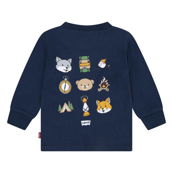 Baby Boy Graphic Long Sleeve T-Shirt (Levis)