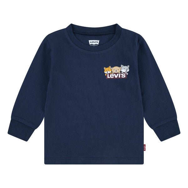 Baby Boy Graphic Long Sleeve T-Shirt (Levis)