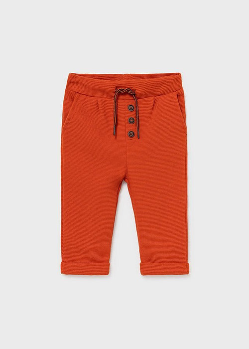 Baby Boy Knit Comfort Trousers Orange (Mayoral)