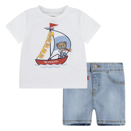 Baby Boy Levi's 3D Sailing Denim Set