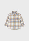 Baby Boy Long - Sleeve Checked Shirt