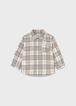 Baby Boy Long - Sleeve Checked Shirt