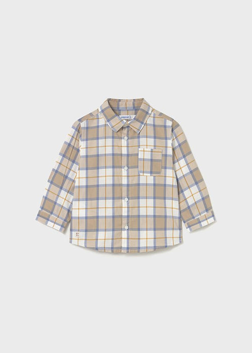 Baby Boy Long - Sleeve Checked Shirt