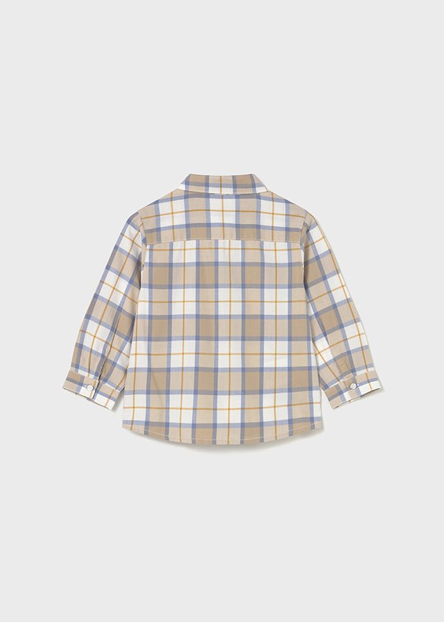 Baby Boy Long - Sleeve Checked Shirt