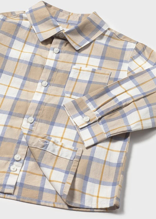 Baby Boy Long - Sleeve Checked Shirt