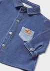 Baby Boy Long Sleeve Denim Shirt (Mayoral)