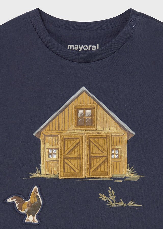 Baby Boy Long Sleeve "Play" Barn T-Shirt