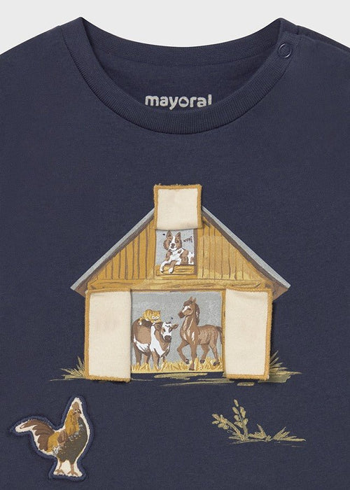 Baby Boy Long Sleeve "Play" Barn T-Shirt