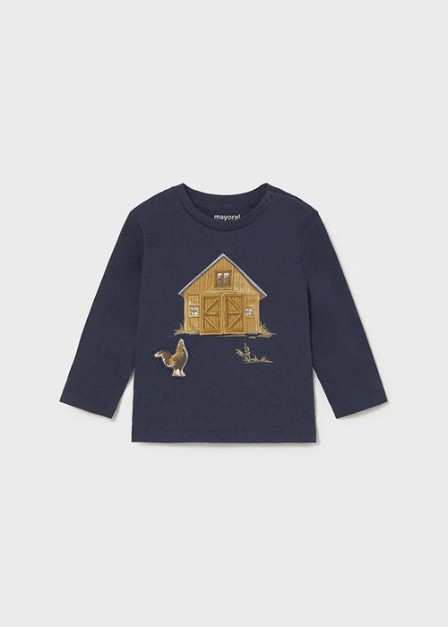 Baby Boy Long Sleeve "Play" Barn T-Shirt