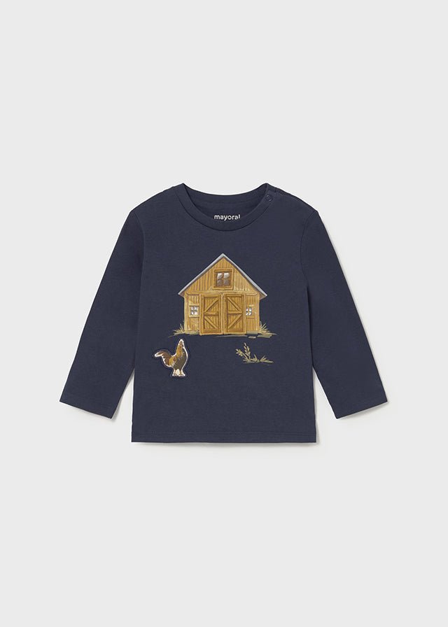 Baby Boy Long Sleeve "Play" Barn T-Shirt