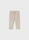 Baby Boy Micro - Cord Lined Trousers Beige