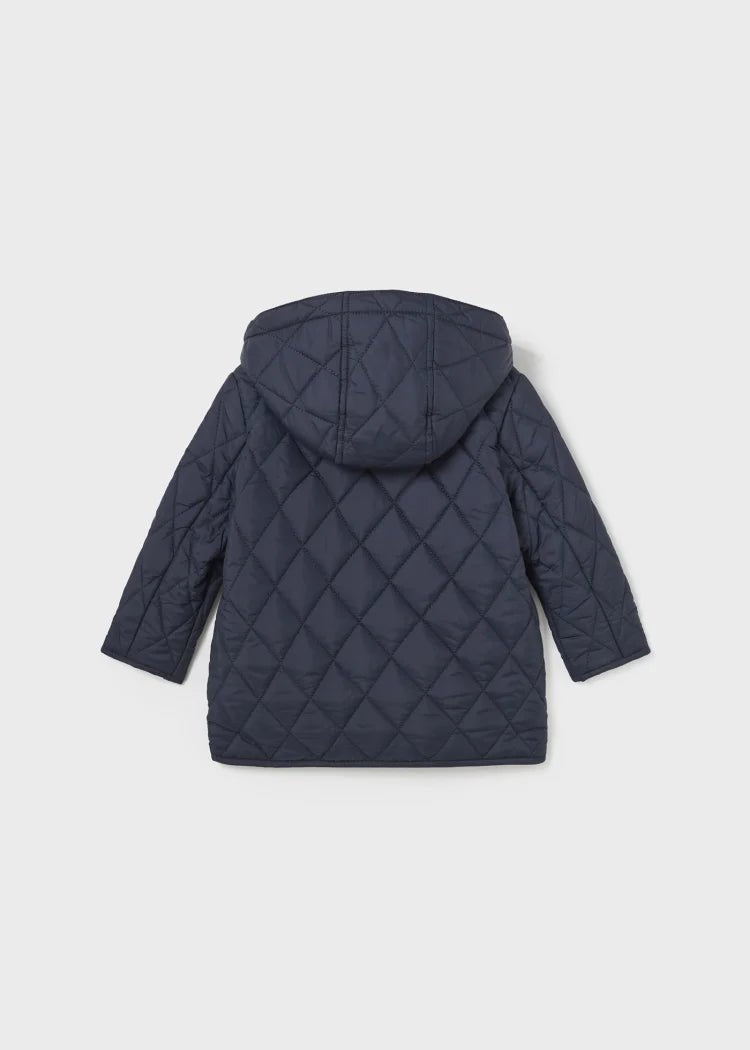 Baby Boy Navy Blue Quilted Coat (mayoral)