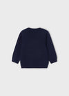 Baby Boy Navy Cotton & Wool Sweater (Mayoral)