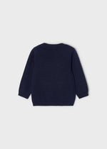 Baby Boy Navy Cotton & Wool Sweater (Mayoral)