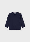 Baby Boy Navy Cotton & Wool Sweater (Mayoral)