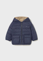 Baby Boy Navy Reversible Padded Jacket