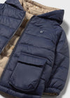 Baby Boy Navy Reversible Padded Jacket