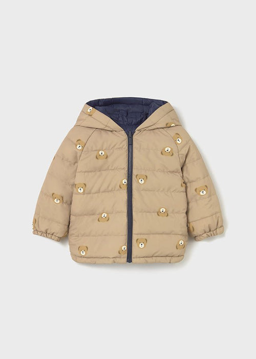 Baby Boy Navy Reversible Padded Jacket