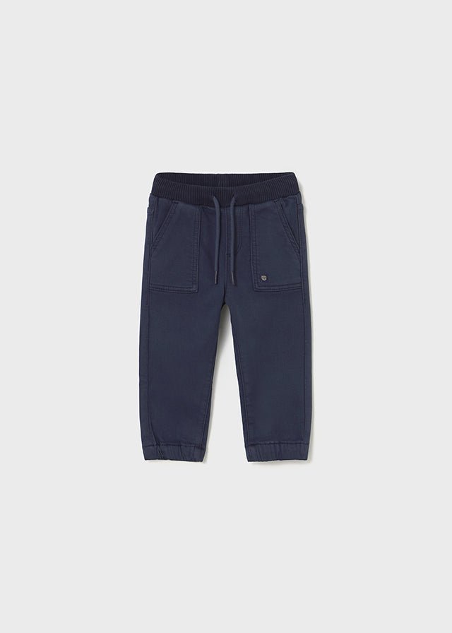 Baby Boy Navy Soft Jogger Pant