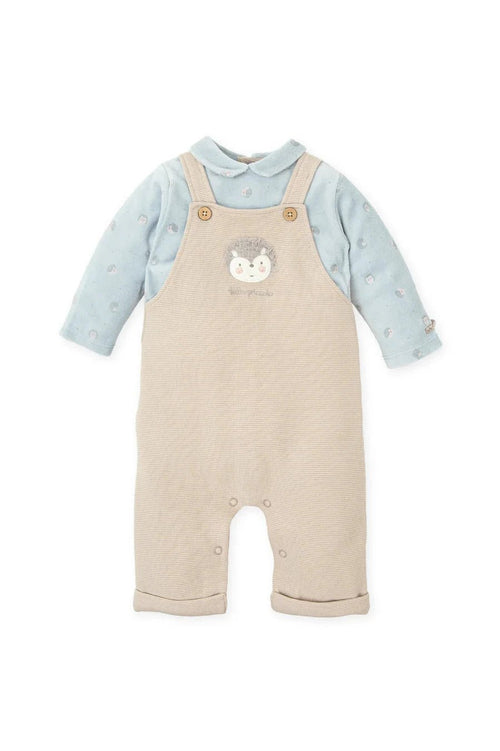 Baby Boy One Piece Beige Romper & Blue Top (Tutto Piccolo)