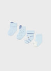 Baby Boy Organic Cotton Socks (4 Pack) (mayoral)