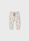 Baby Boy Patterned Joggers with Drawstring (Mayoral)