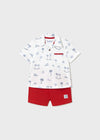 Baby Boy Polo & Shorts Set