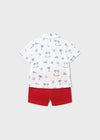 Baby Boy Polo & Shorts Set