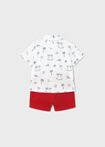 Baby Boy Polo & Shorts Set