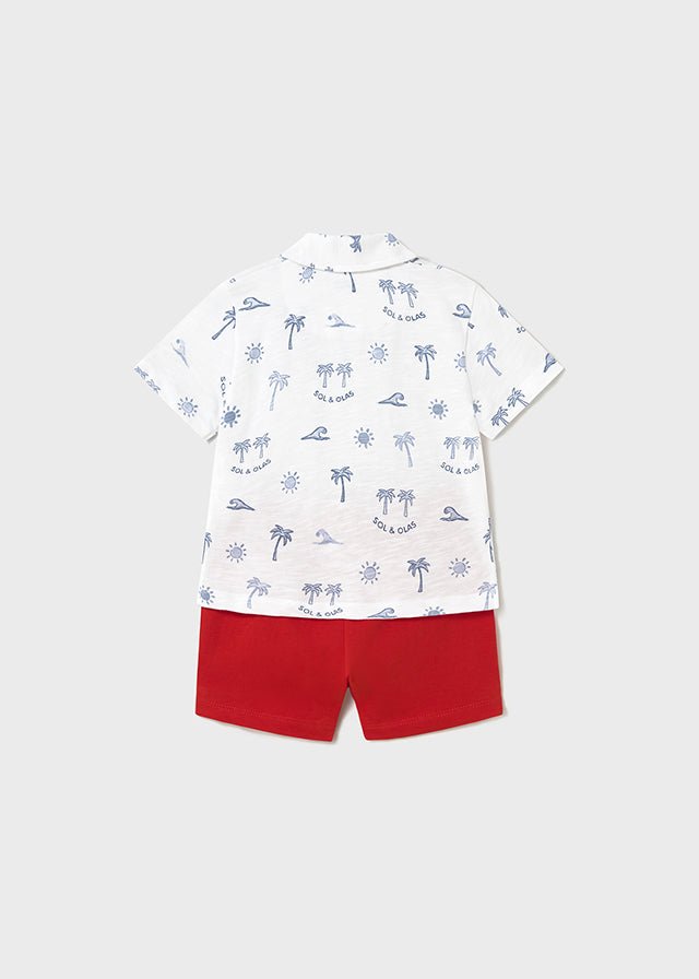 Baby Boy Polo & Shorts Set