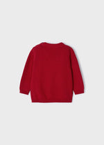 Baby Boy Red Cotton & Wool Sweater (mayoral)